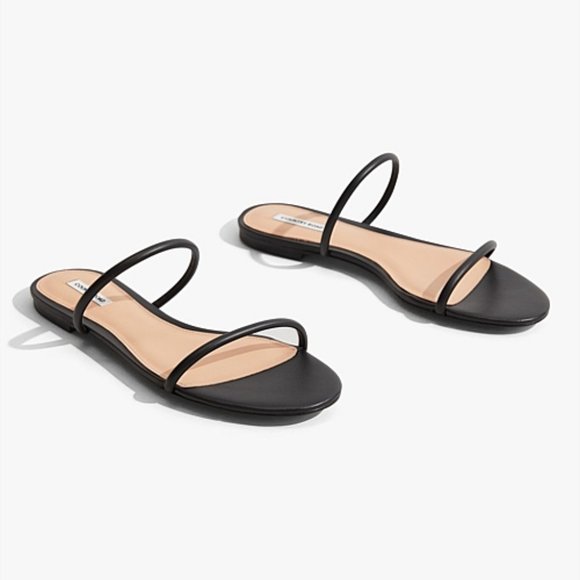 SOLD Country Road Black Leather Billie Sandals Shoes 36 - Picture 11 of 12